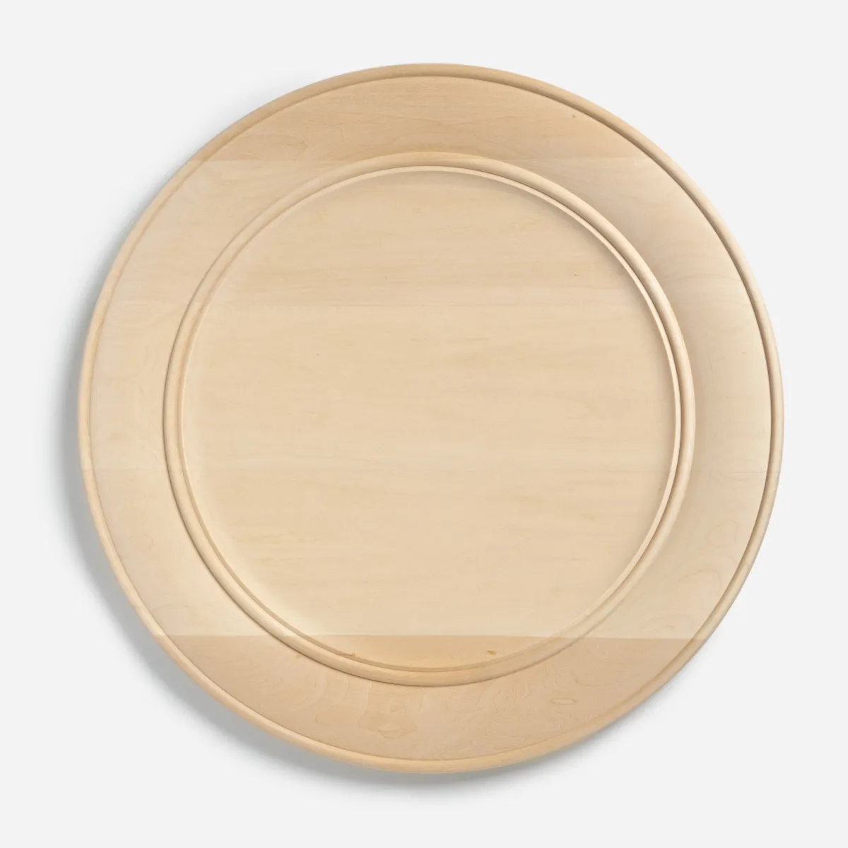 Vesterheim Woodworking | Rosemaling-Double Beaded Rim Plate Woodenware