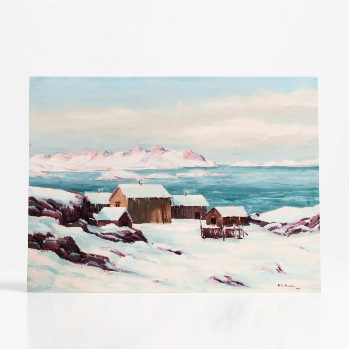 Vesterheim Single Cards-Fisherman's Home by Peer Gulbrandsen - Collection Card