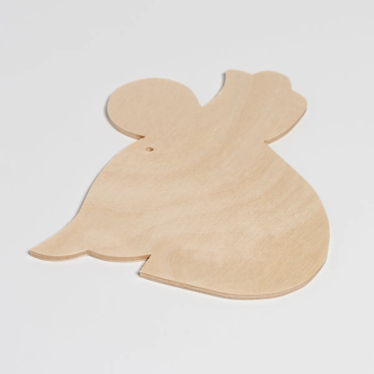 Vesterheim Woodworking | Rosemaling-Flying Angel Wooden Ornament