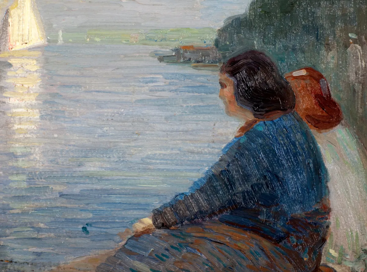 Vesterheim Giclee Reproduction Prints-Giclée Print from 's Collections - Madrona Beach by Yngvar Sonnichsen