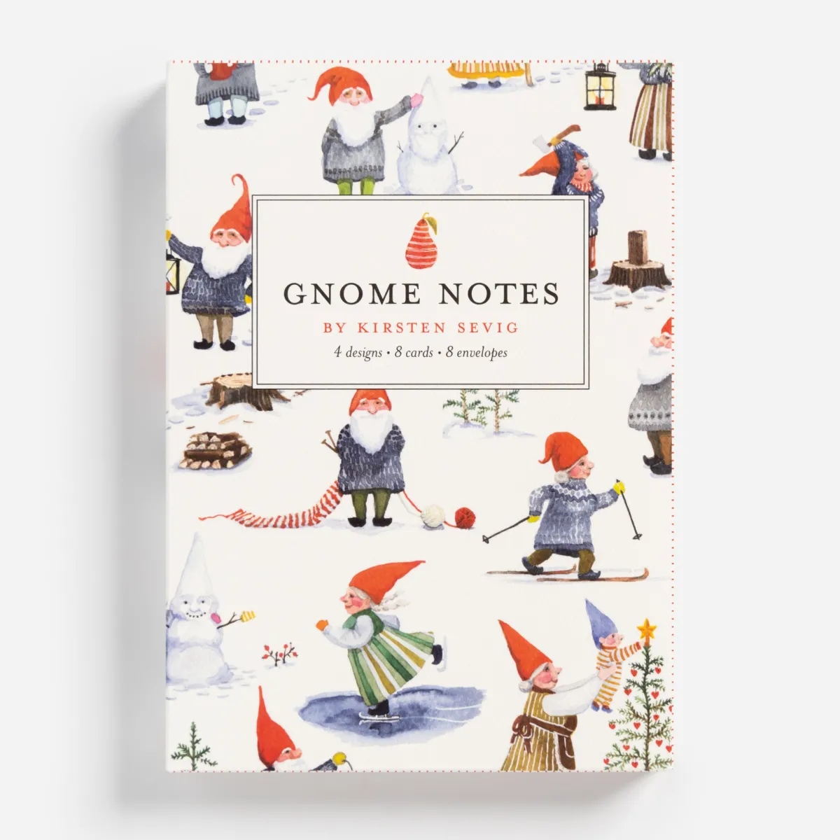 Vesterheim Card Packets-Gnome Notes Set by Kirsten Sevig
