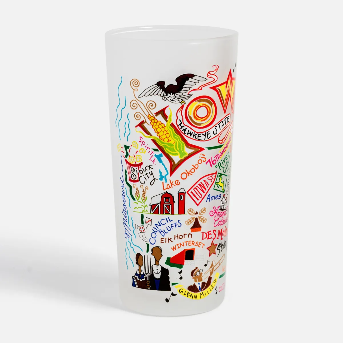 Vesterheim Serving-Iowa Drinking Glass by Catstudio