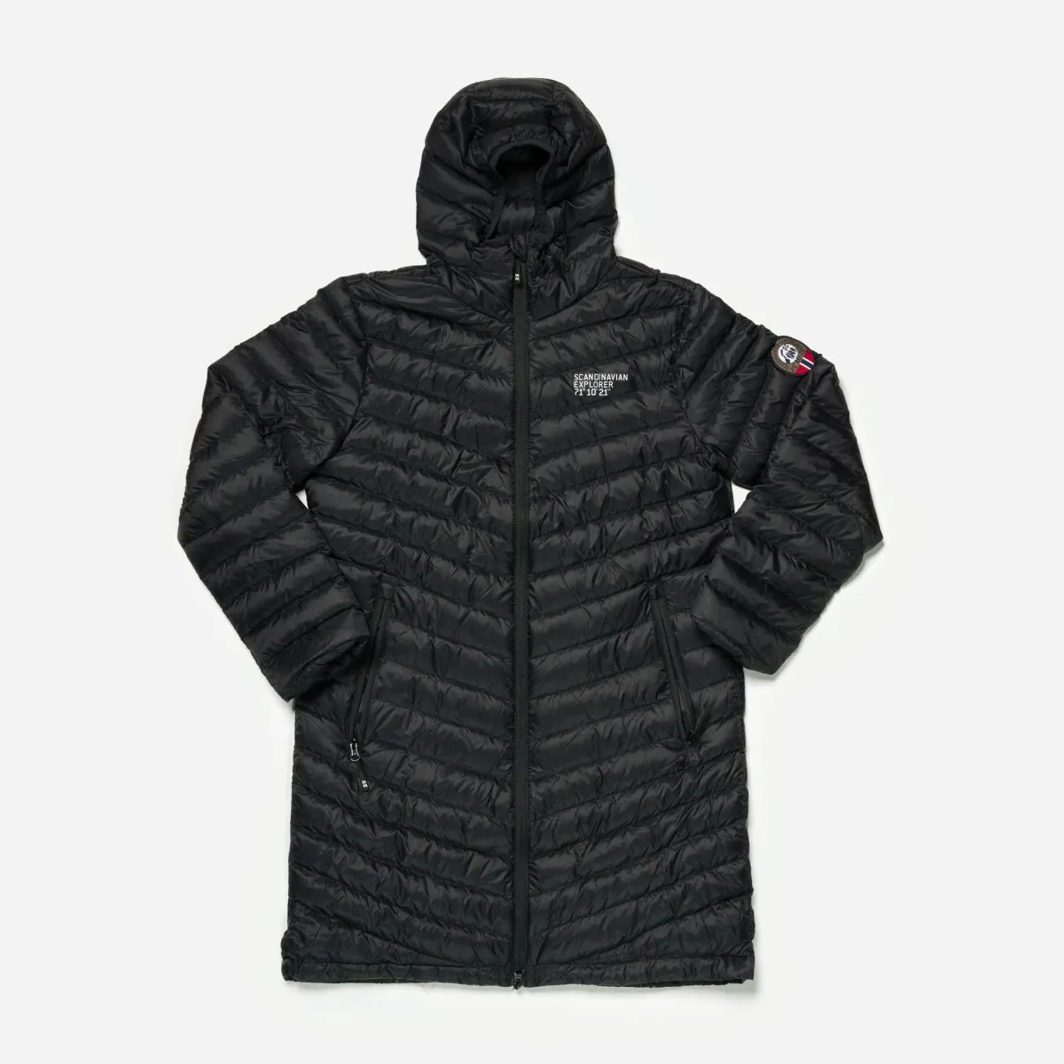 Vesterheim Winterwear | Women-Ladies Down 3/4 Length Coat by Scandinavian Explorer