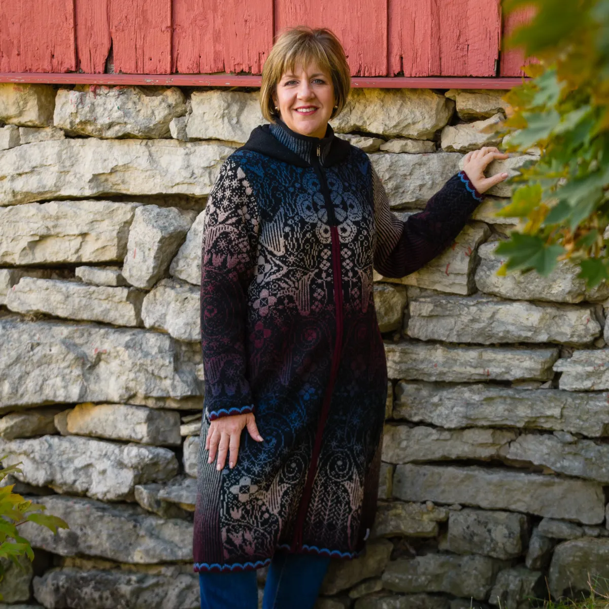 Vesterheim Winterwear | Women-Long Lined Coat by Kauni