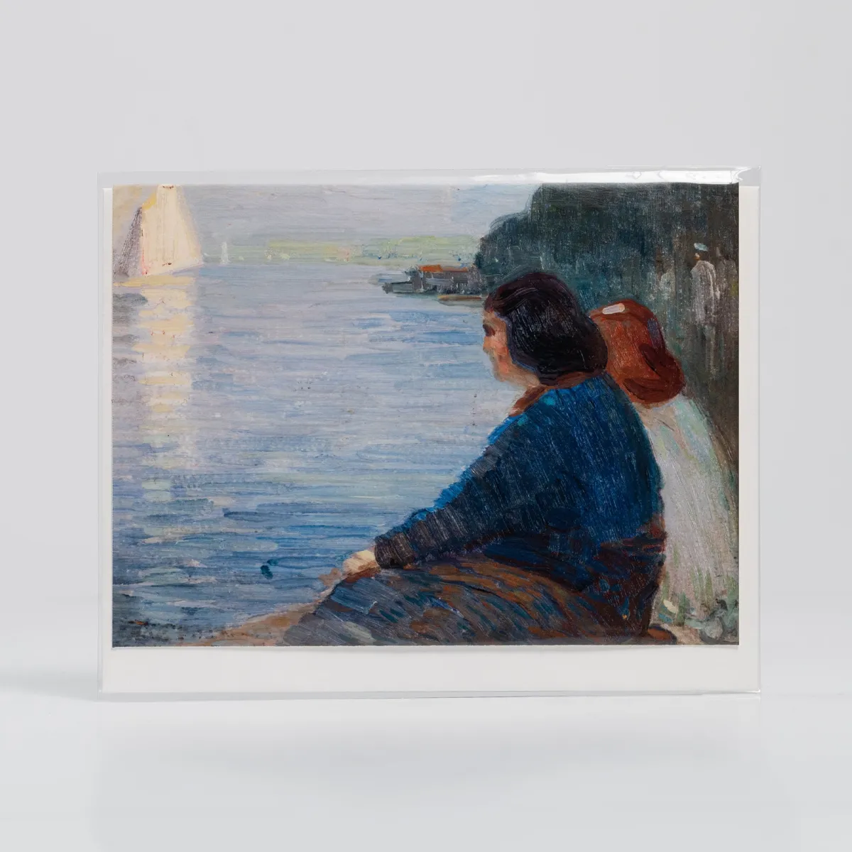Vesterheim Single Cards-Madrona Beach By Yngvar Sonnichsen - Collection Card