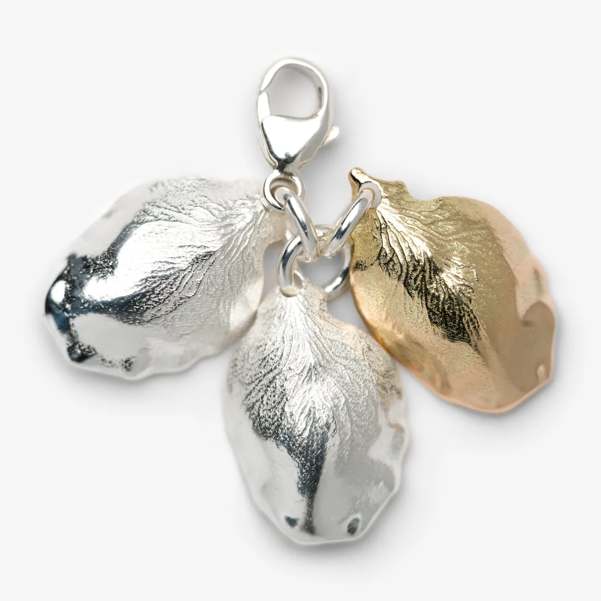 Vesterheim Modern Jewelry-Necklace Charm with Bud Leaf by Sylvsmidja