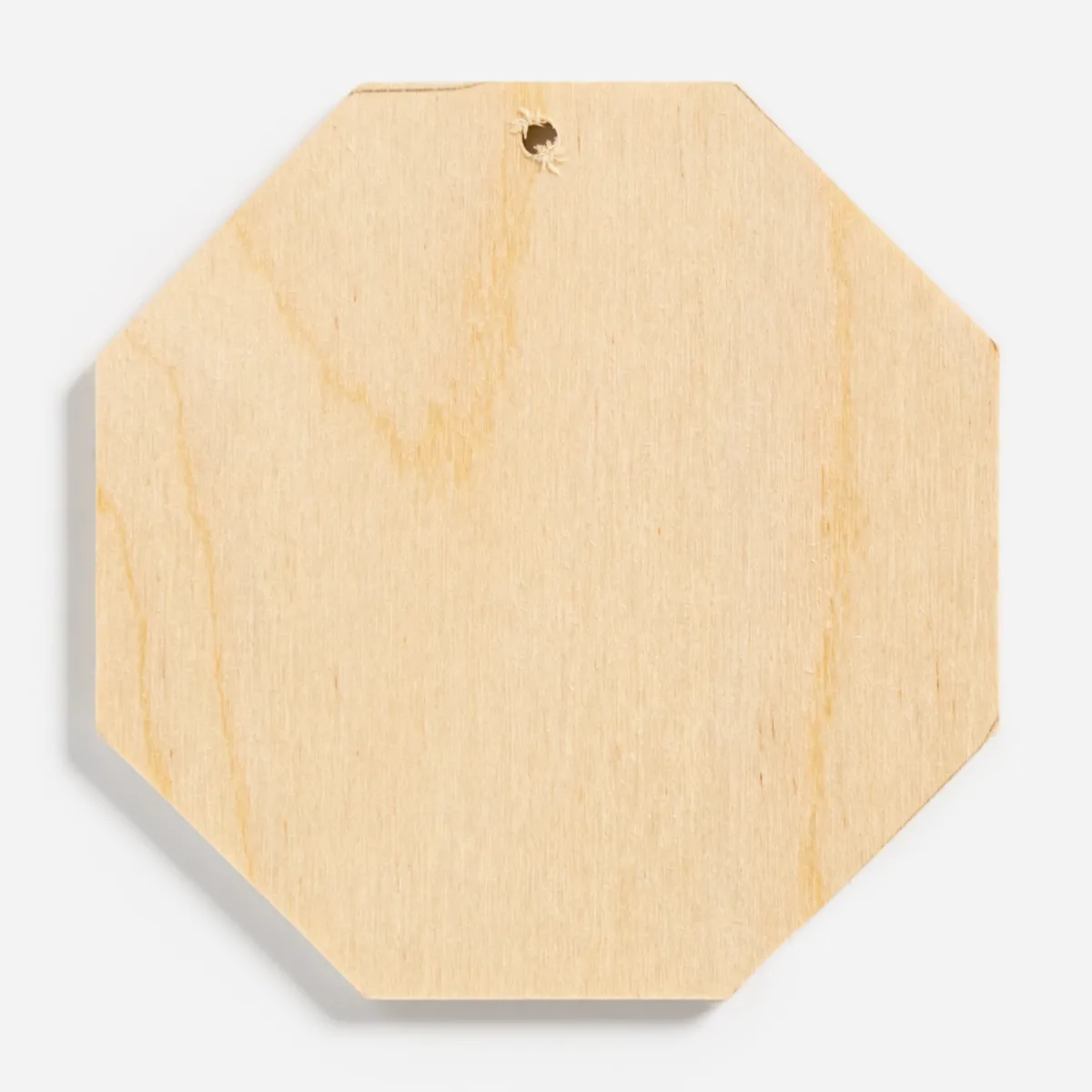 Vesterheim Woodworking | Rosemaling-Octagon Wooden Ornament