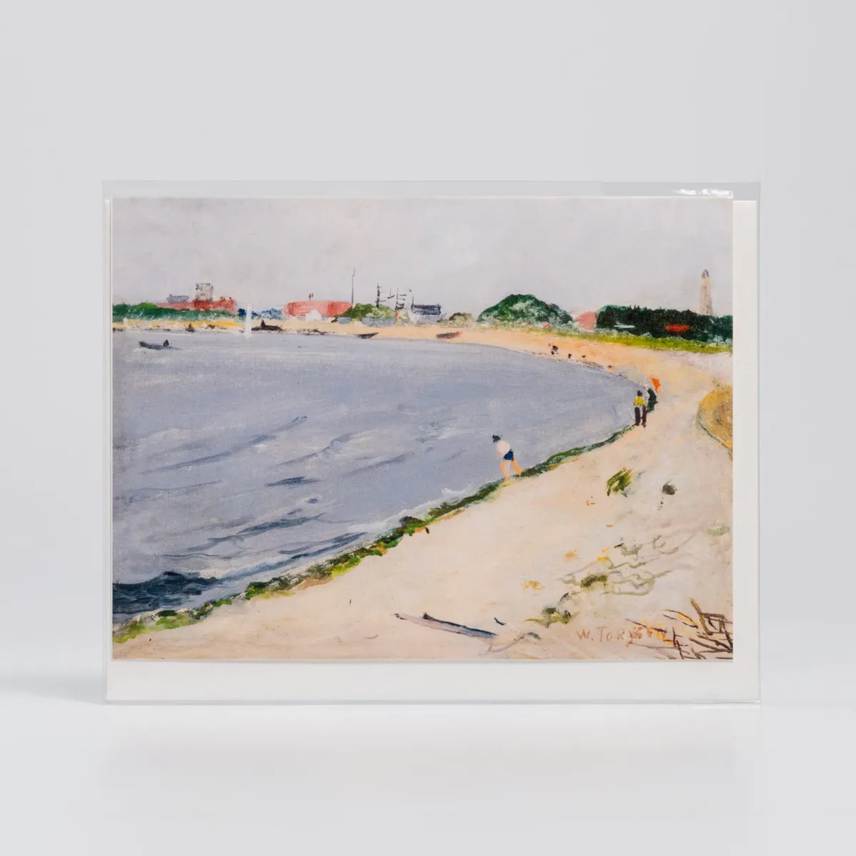 Vesterheim Single Cards-Off Plumb Beach by William Torjesen - Collection Card