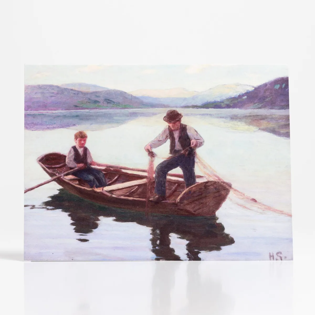 Vesterheim Single Cards-On the Mountain Lake by Herbjørn Gausta - Collection Card
