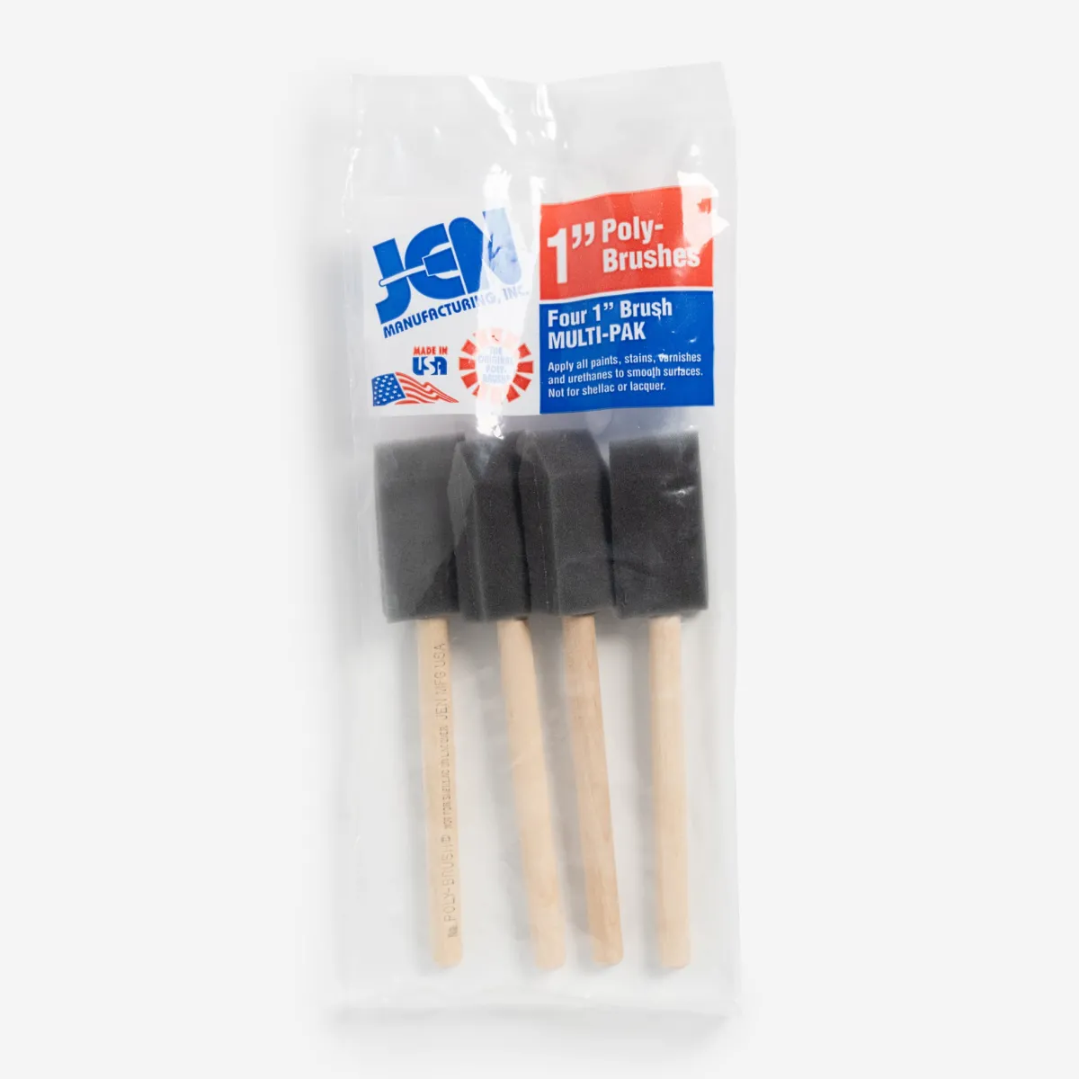 Vesterheim Woodworking-Poly Brushes - Four Pak