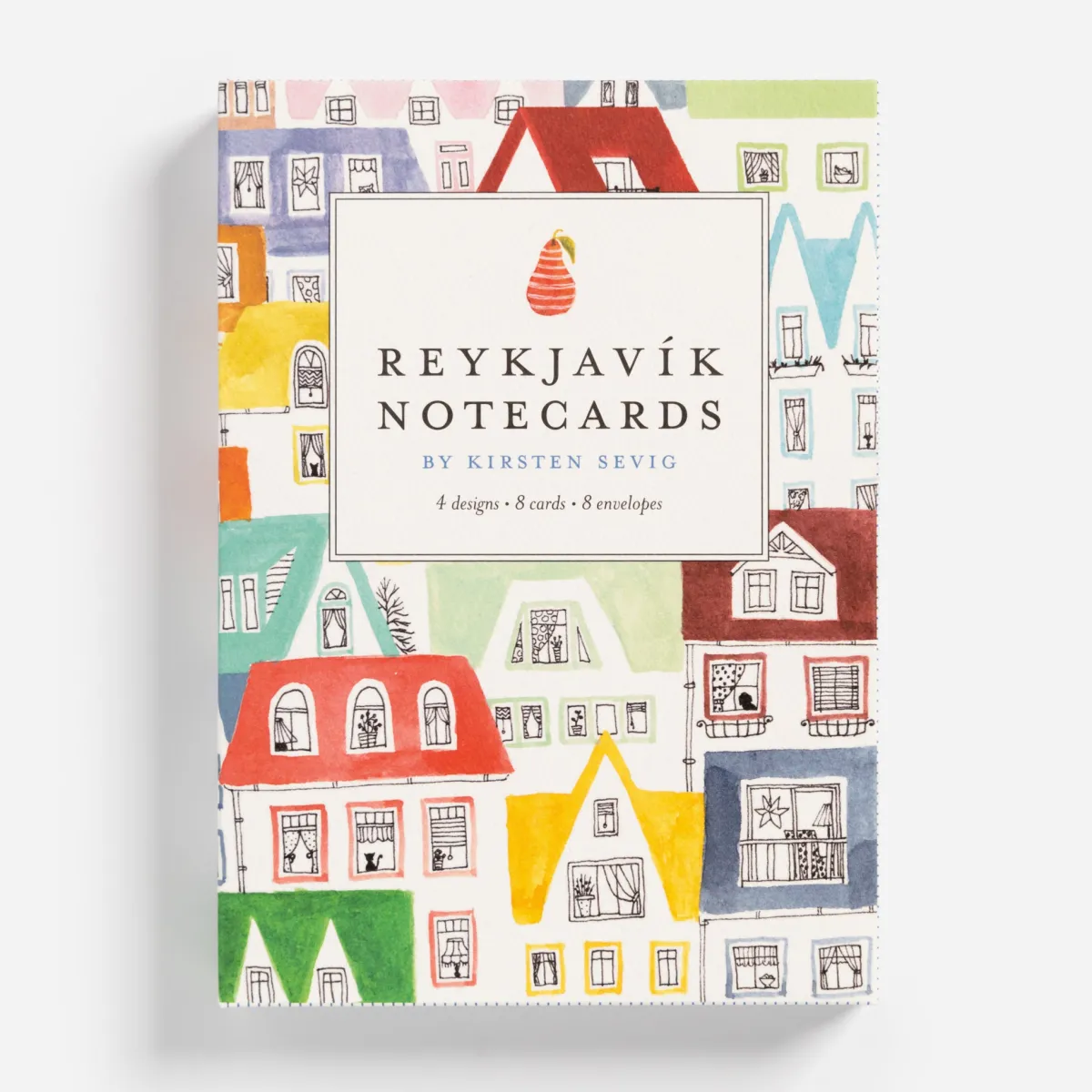 Vesterheim Card Packets-Reykjavík Notecards Set by Kirsten Sevig