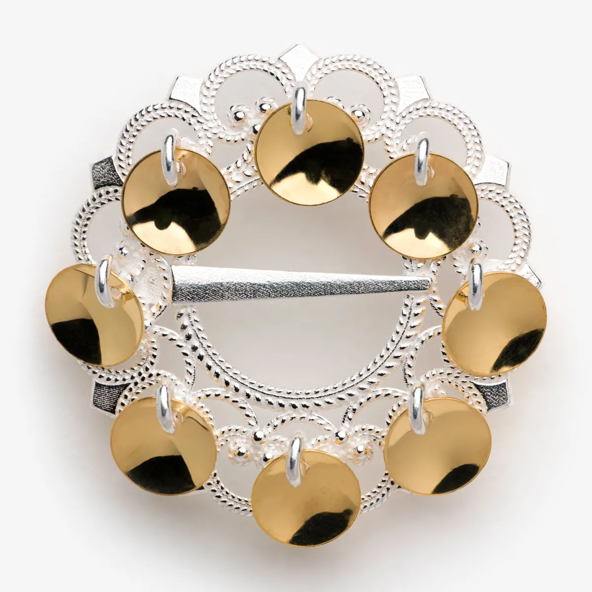 Vesterheim Sølje Jewelry-Rose Sølje Brooch or Pendant by Sylvsmidja