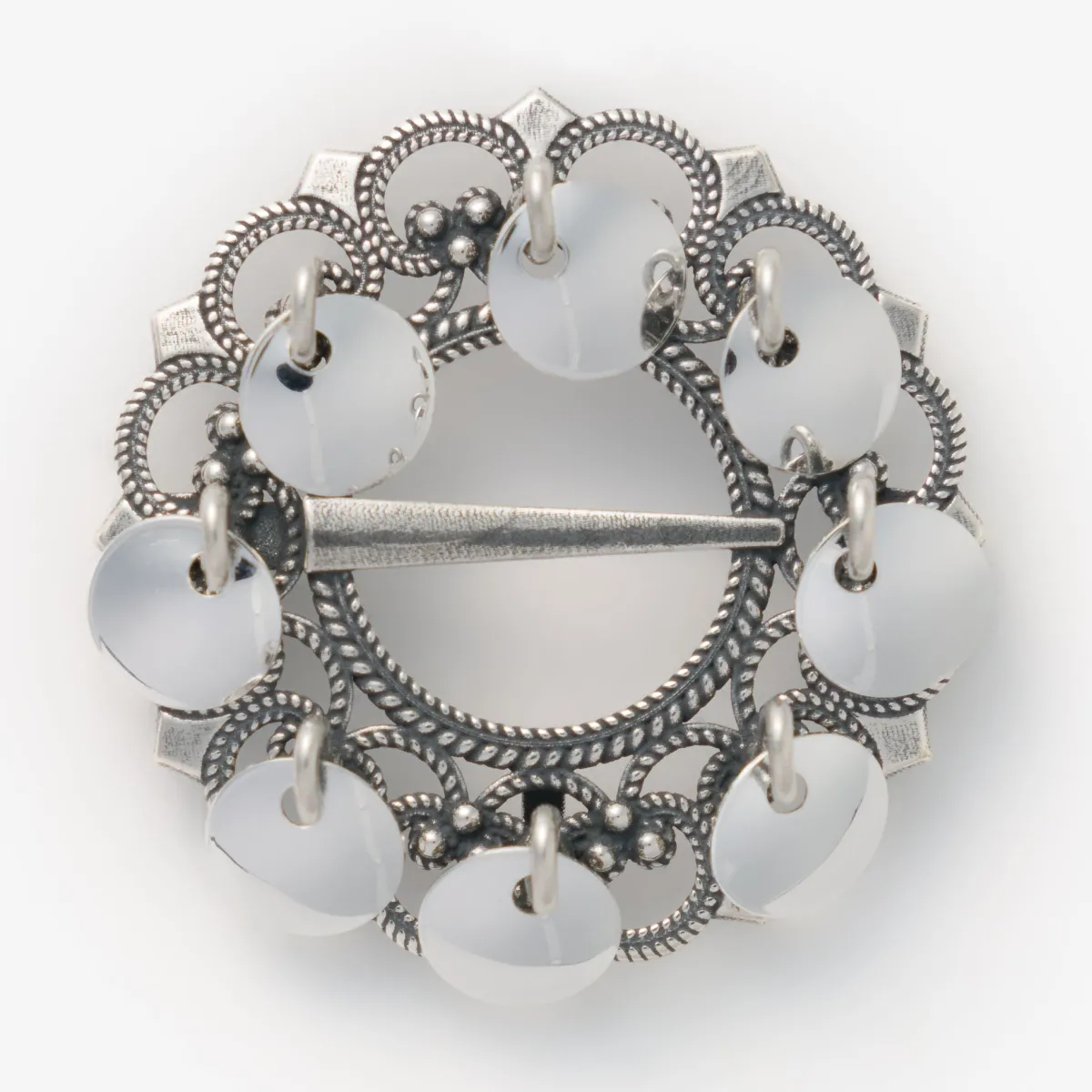 Vesterheim Sølje Jewelry-Rose Sølje Brooch or Pendant by Sylvsmidja