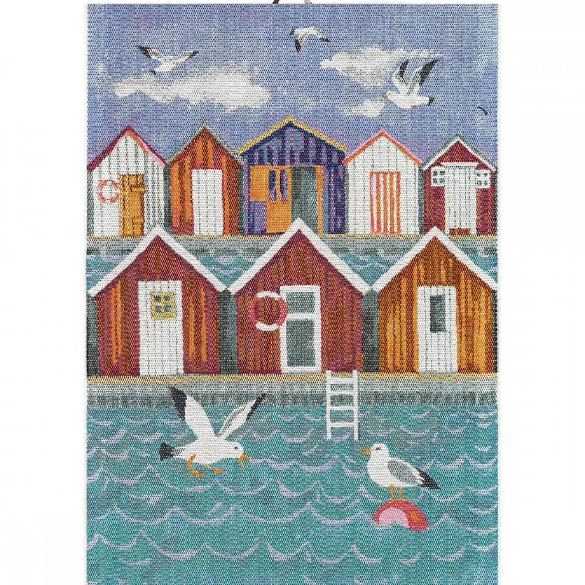 Vesterheim Towels, Runners, & Washcloths-Sjobod Towel from Ekelund