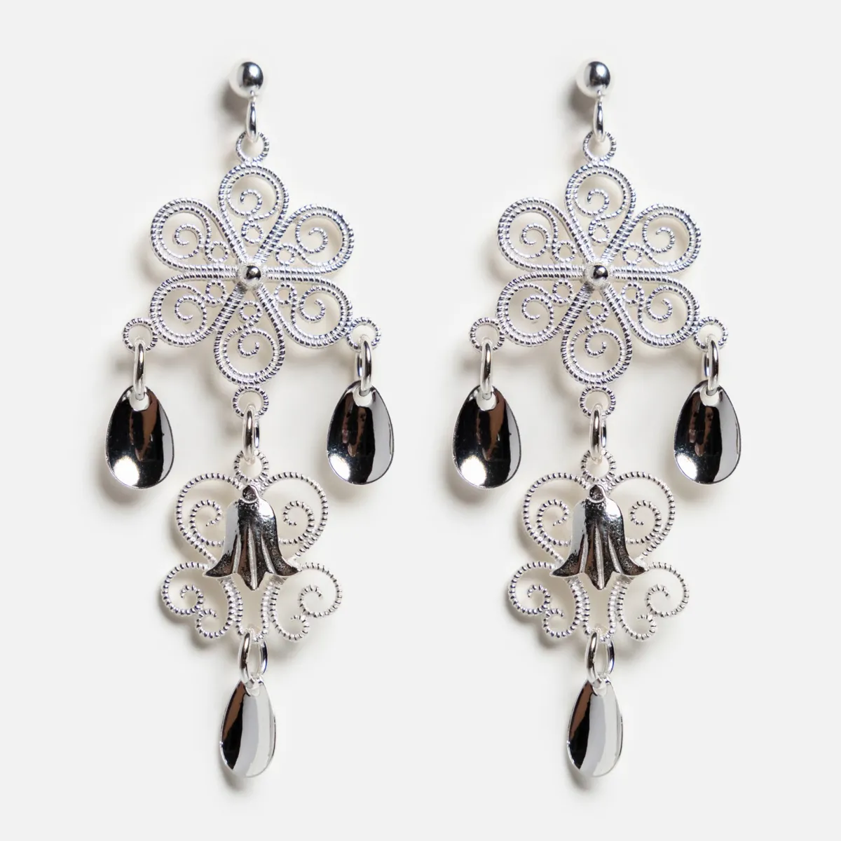 Vesterheim Sølje Jewelry-Sølje Lofoten Earrings by Sylvsmidja
