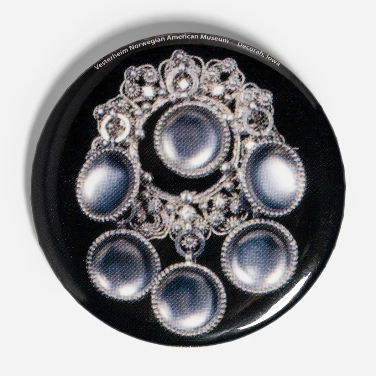 Vesterheim Sølje Jewelry-Sølje Pinback Button