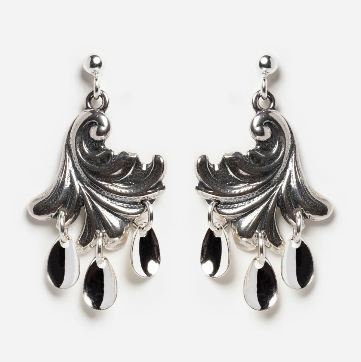 Vesterheim Sølje Jewelry-Sølje Vestfold Earrings by Sylvsmidja