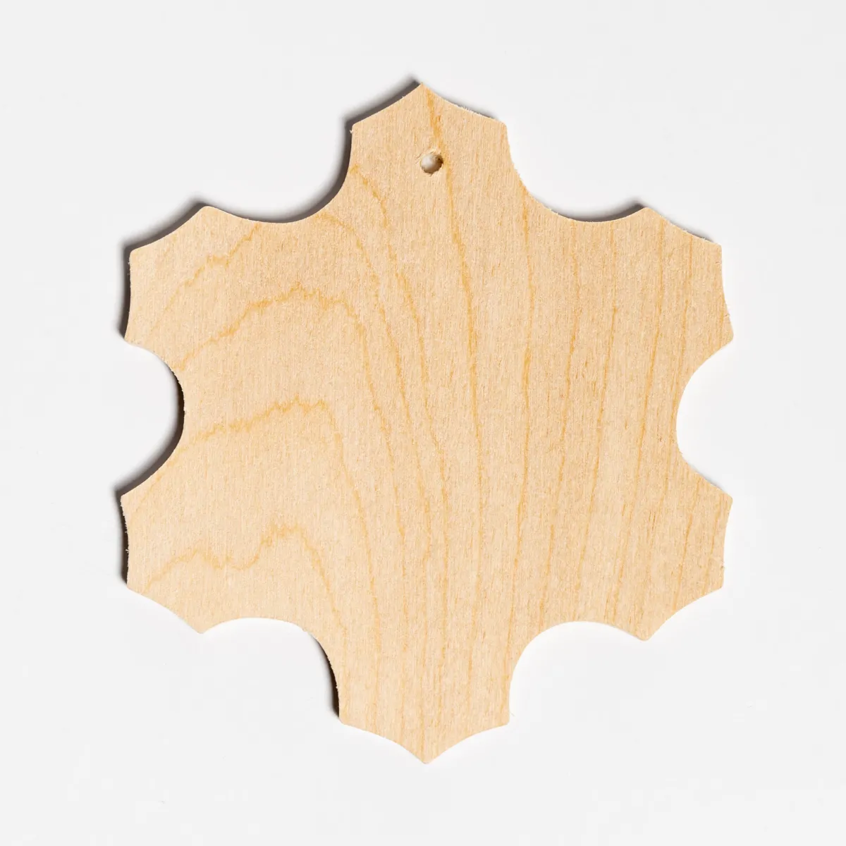 Vesterheim Woodworking | Rosemaling-Snowflake Wooden Ornament
