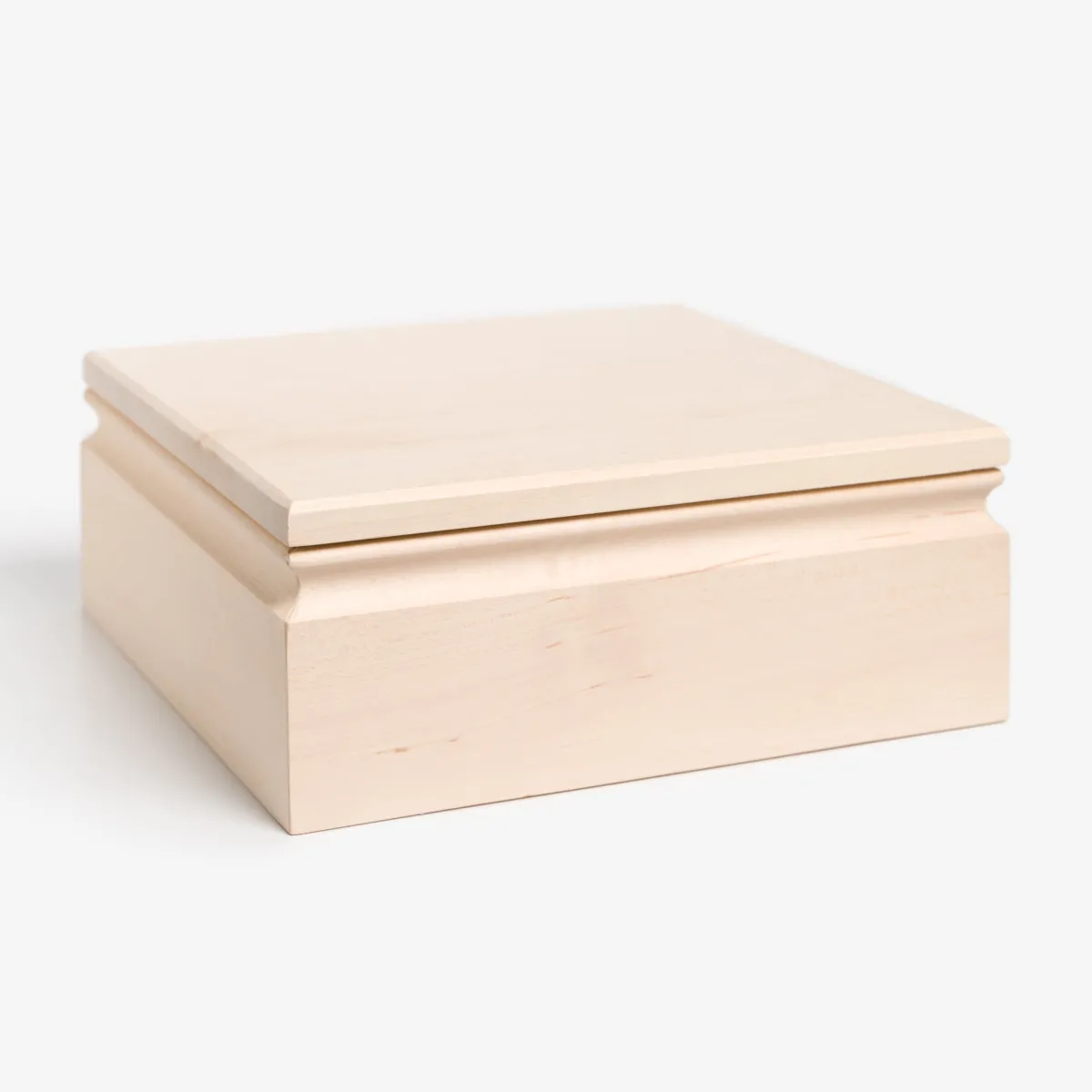 Vesterheim Woodworking | Rosemaling-Square Box Woodenware