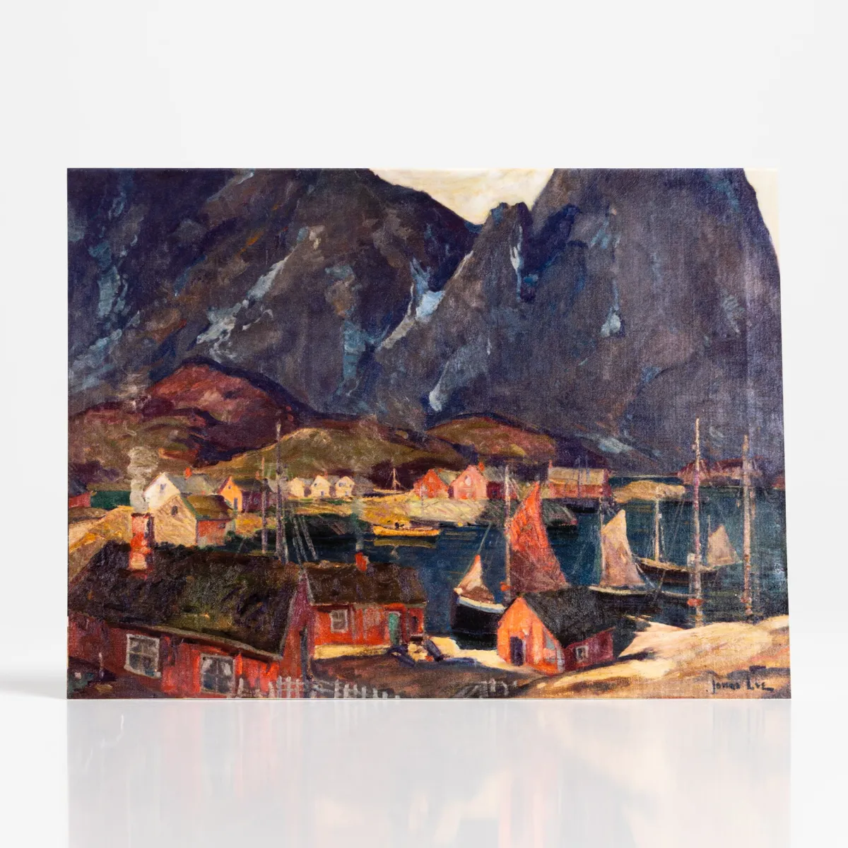 Vesterheim Single Cards-Svolvær Harbor by Jonas Lie - Collection Card