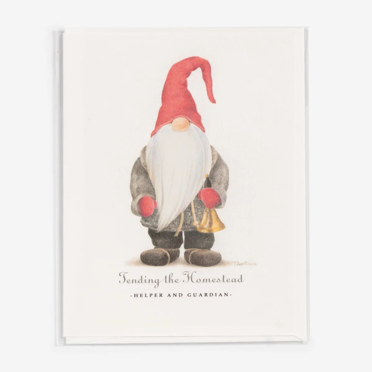 Vesterheim Single Cards-Tending the Homestad Notecard by Tim Trost