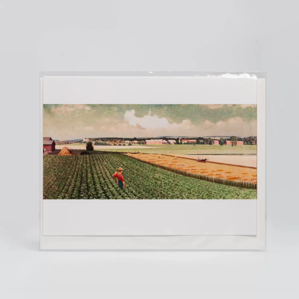 Vesterheim Single Cards-Torger Thompson Farm By Lars Haukeness - Collection Card