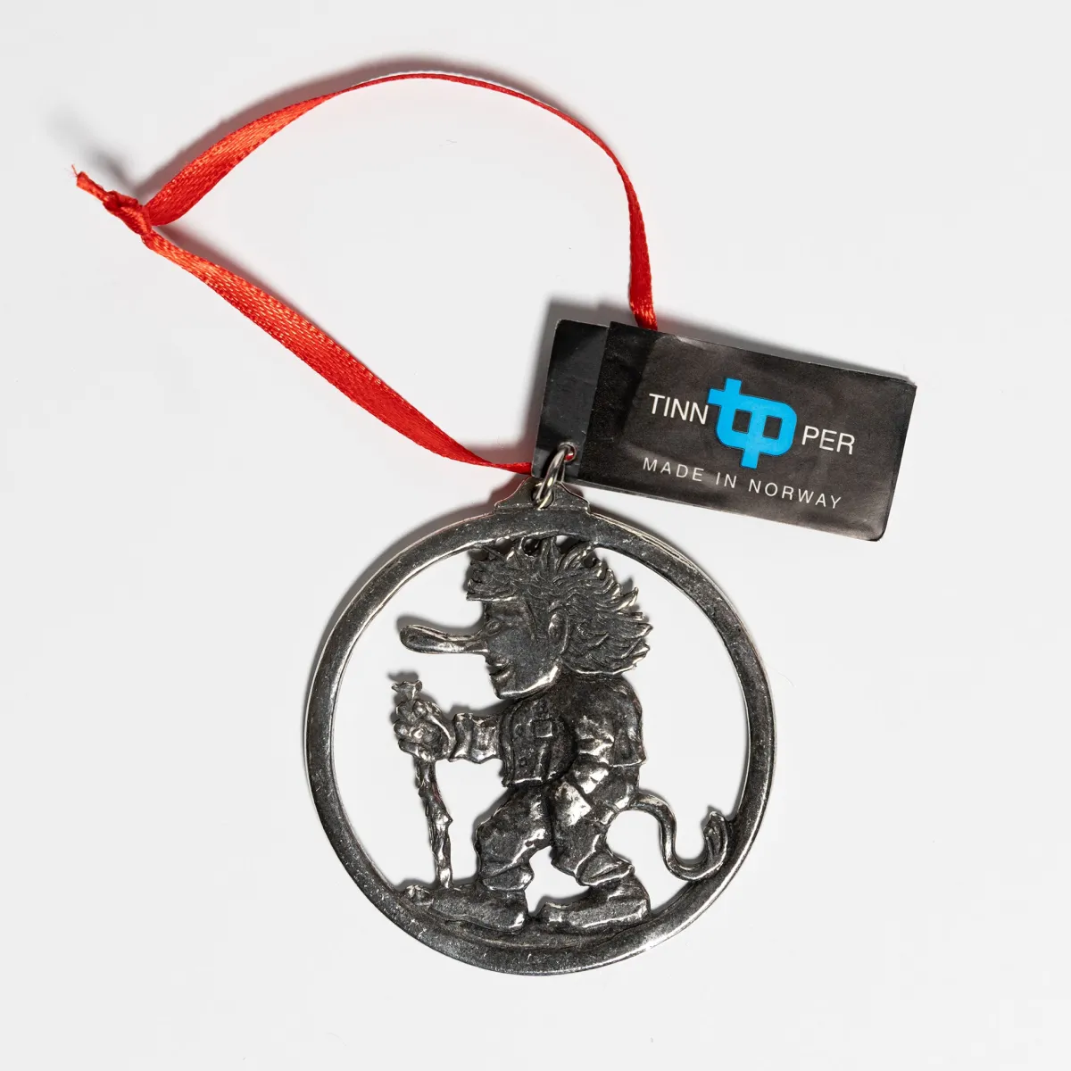 Vesterheim Ornaments-Troll Pewter Ornament by Tinn-Per