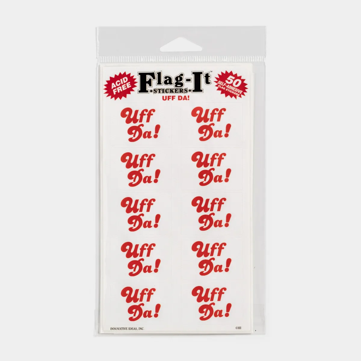 Vesterheim Decals & Stickers-Uff Da! Stickers