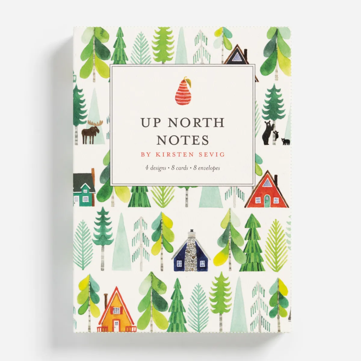 Vesterheim Card Packets-Up North Notes Set by Kirsten Sevig