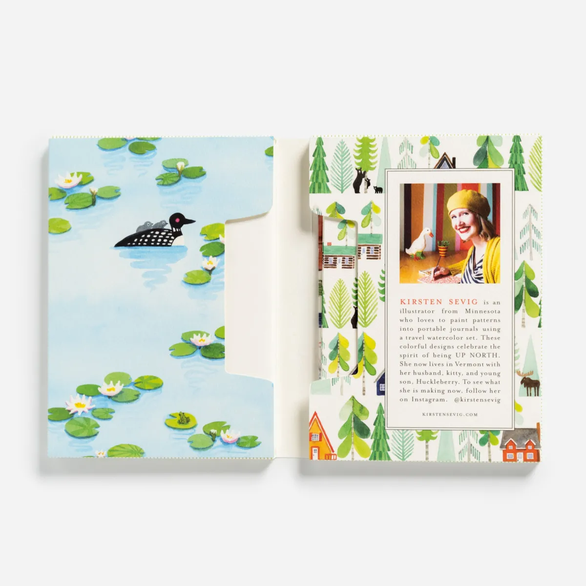 Vesterheim Card Packets-Up North Notes Set by Kirsten Sevig