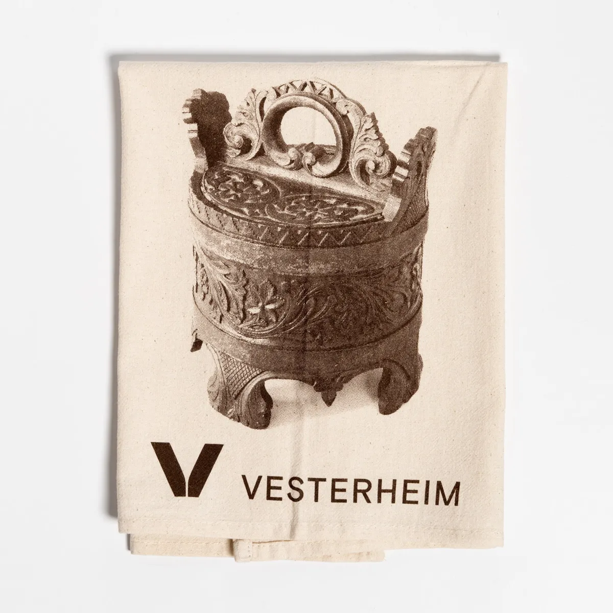 Vesterheim Towels, Runners, & Washcloths-Tea Towel with Ambar