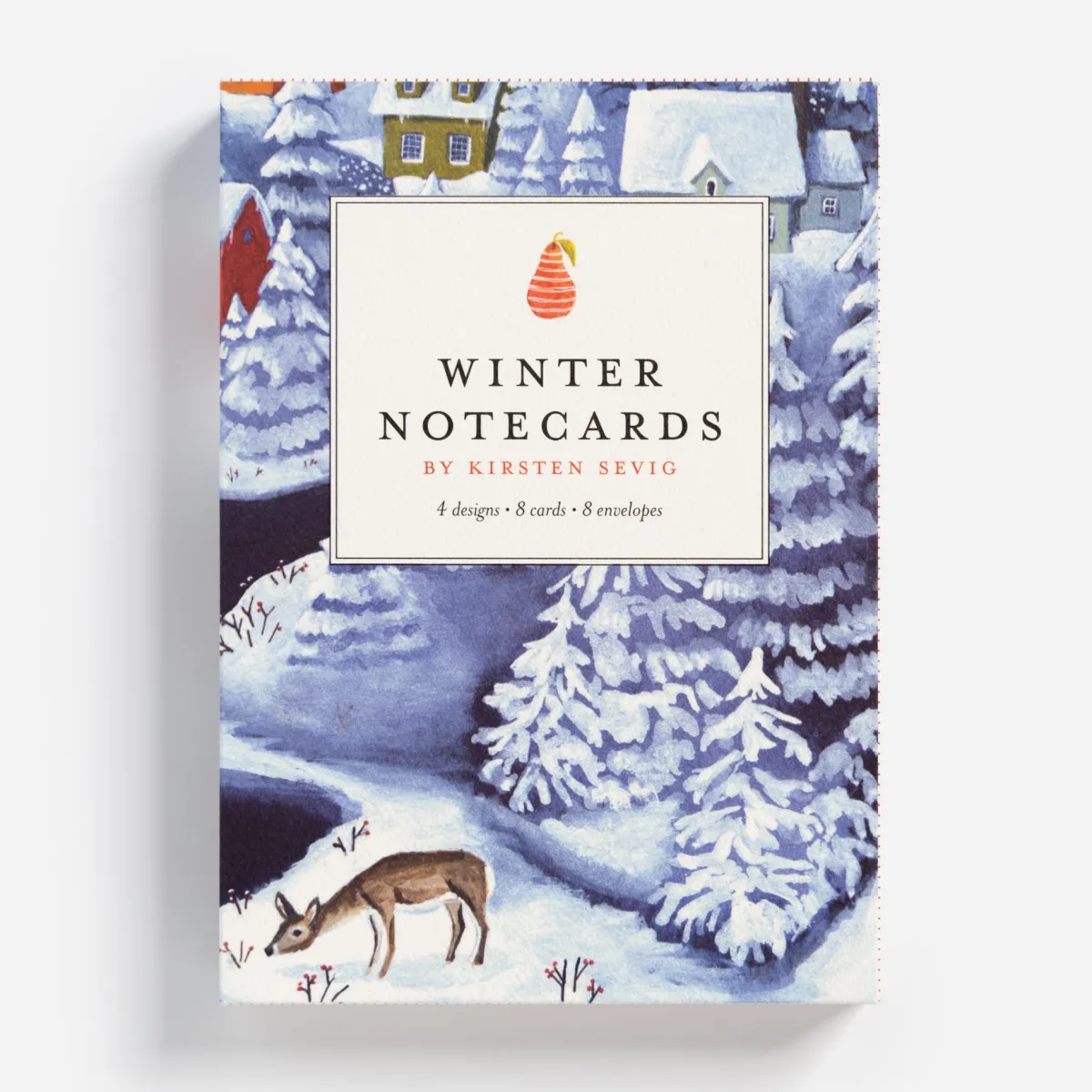 Vesterheim Card Packets-Winter Notecards Set by Kirsten Sevig
