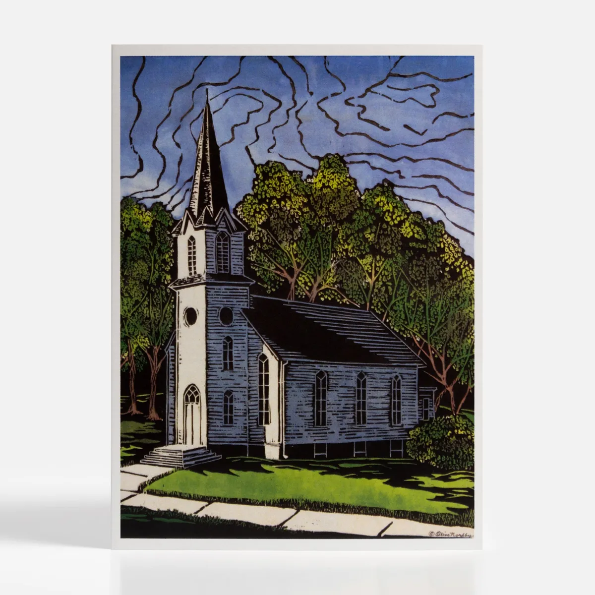 Vesterheim Card Packets-Woodcut Prints by Olive Nordby Card Set